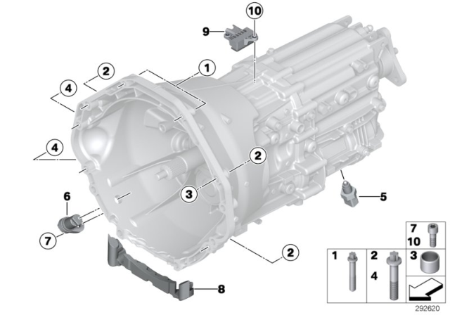 2013 BMW 650i Mounting / Suspension Diagram