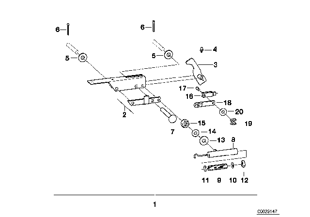 1998 BMW 328i Trailer, Individual Parts, Deflector Housing Diagram