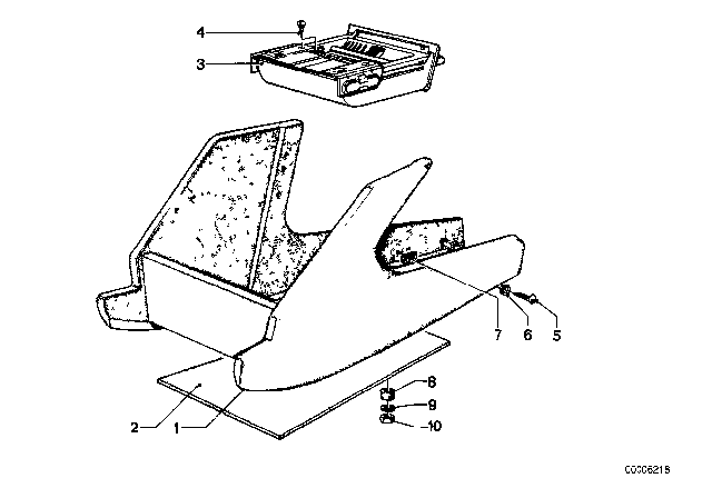 1978 BMW 530i Storing Partition Diagram