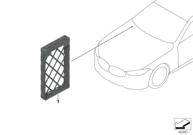 2020 BMW 840i Adapter Body Domain Controller BDC Diagram