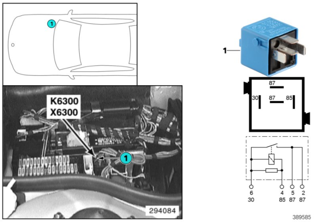 1995 BMW 740i Relay DME Diagram