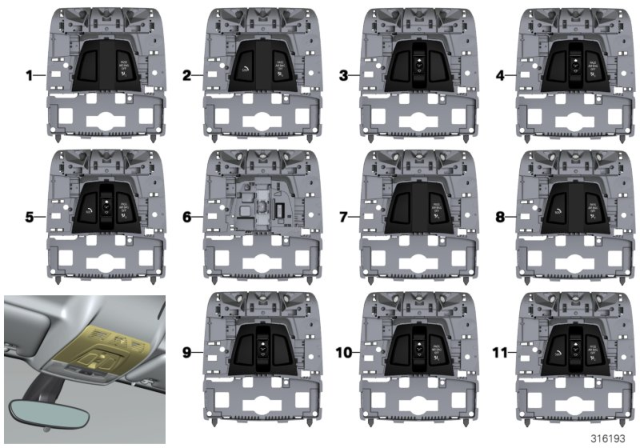 2018 BMW i3s Control Unit, Roof Function Centre FZD Diagram