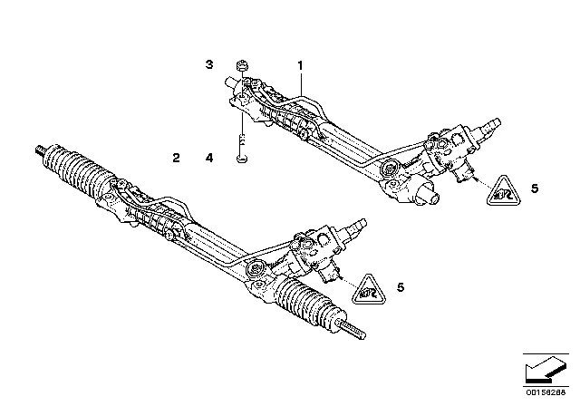 2000 BMW 528i Hydro Steering Box Diagram