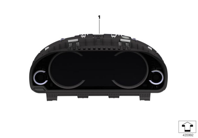 2014 BMW 650i Instrument Cluster Diagram 2