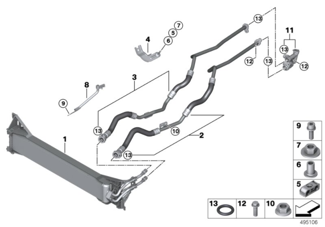 2020 BMW X3 M MOUNTING TRANSMISSION OIL CO Diagram for 17228053482