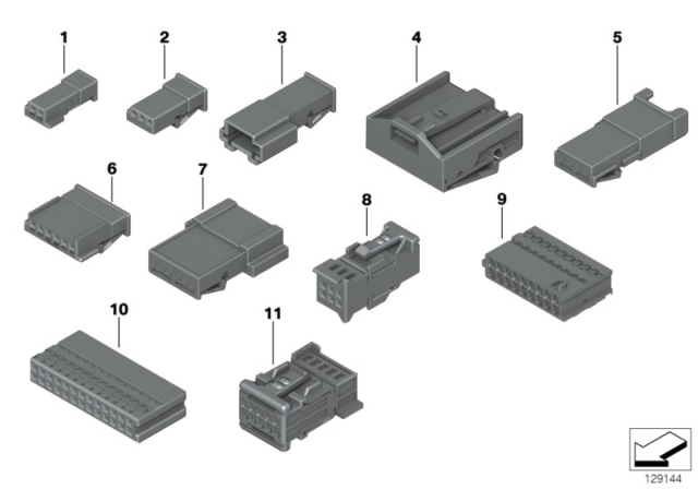 2001 BMW Z3 Plug Terminal ELO Diagram 1