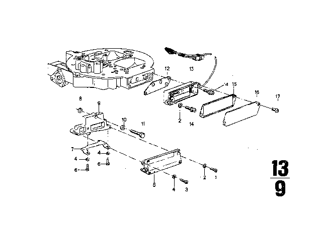 1971 BMW 3.0CS Carburetor - Choke Body Diagram