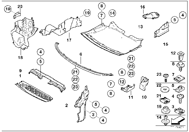 2008 BMW 760Li Air Duct, Front Left Diagram for 51717012043