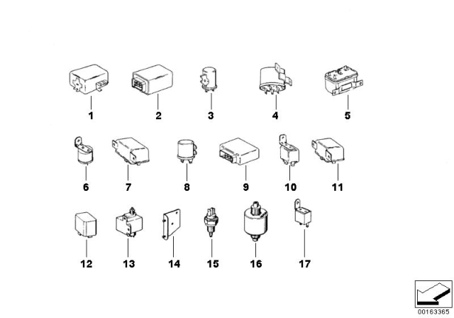 1972 BMW 2002tii Relay Diagram