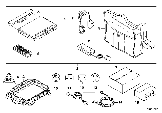 2004 BMW X3 DVD-System Diagram 4