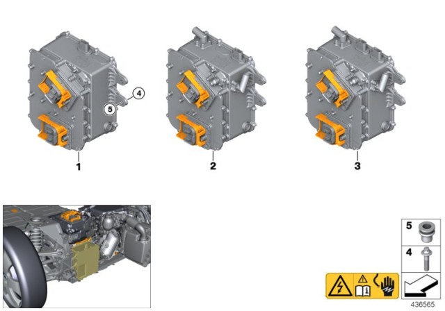 2015 BMW i3 Cont.Unit, Conven. Charg.Electronics Kle Diagram for 61448647315