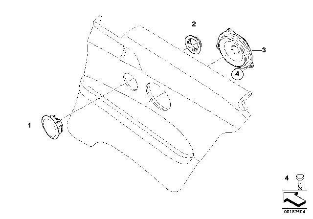 2007 BMW 328xi Individual Audio System Diagram 2