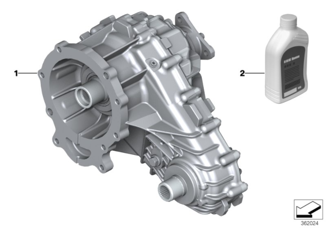 2003 BMW X5 Transfer Case LWX Diagram