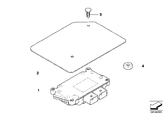 2010 BMW 528i xDrive Control Unit, Transfer Box Diagram