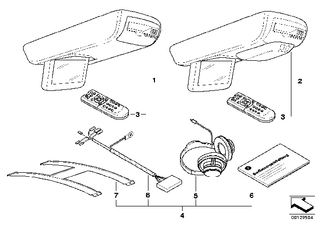 2007 BMW 530i DVD-System Diagram 3