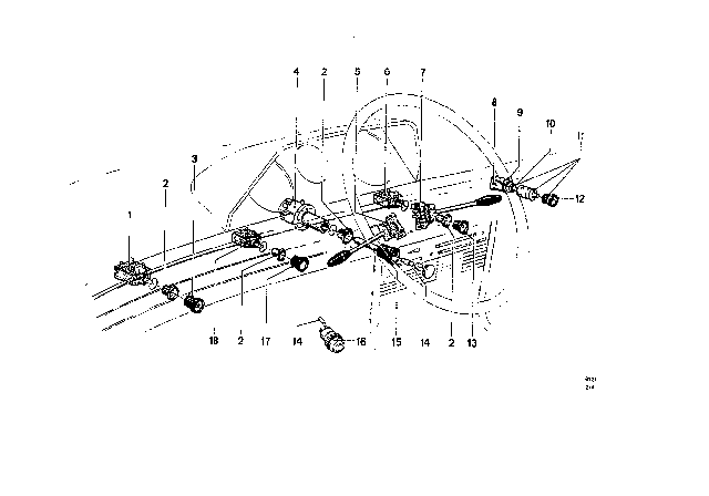 1969 BMW 2000 Switch Diagram