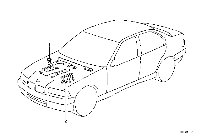 1997 BMW 328is Engine Wiring Harness Diagram 2