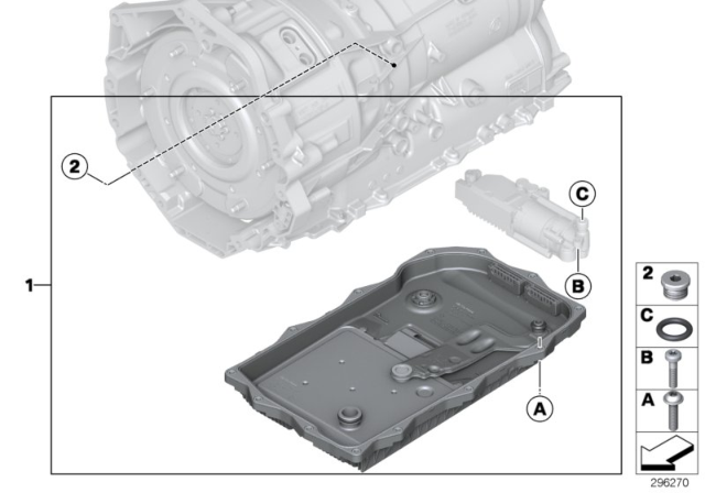 2013 BMW ActiveHybrid 7 O-Ring, Oil Pump (GA8P70H) Diagram