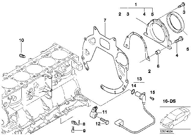 2002 BMW Z3 M Constant Pressure Valve Diagram for 11111318185