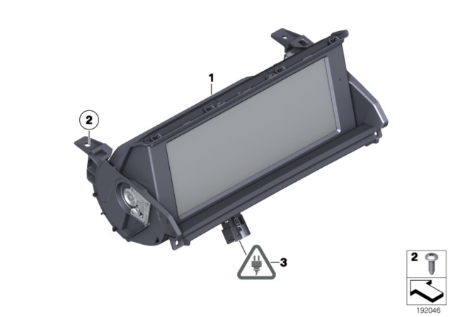 2009 BMW Z4 Central Information Display Diagram