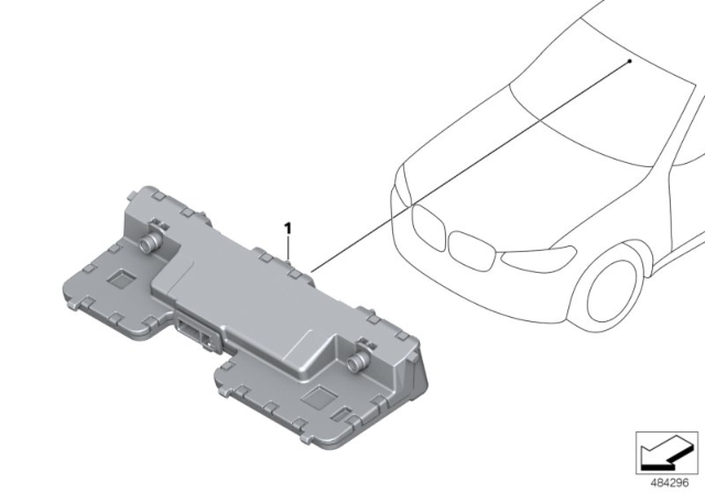 2018 BMW X3 Camera - Based Driver Assistance System Diagram