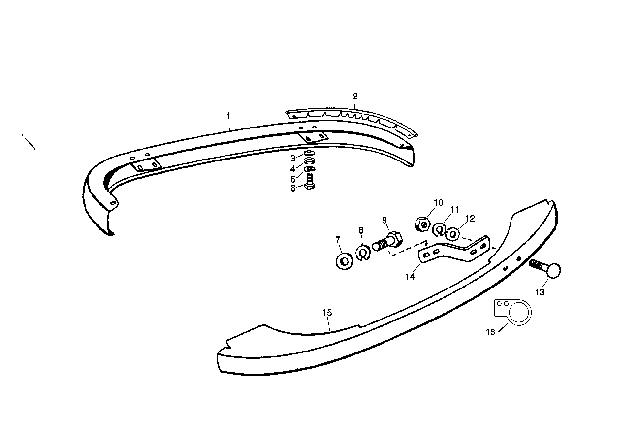 1957 BMW Isetta Screw Diagram for 51120035248