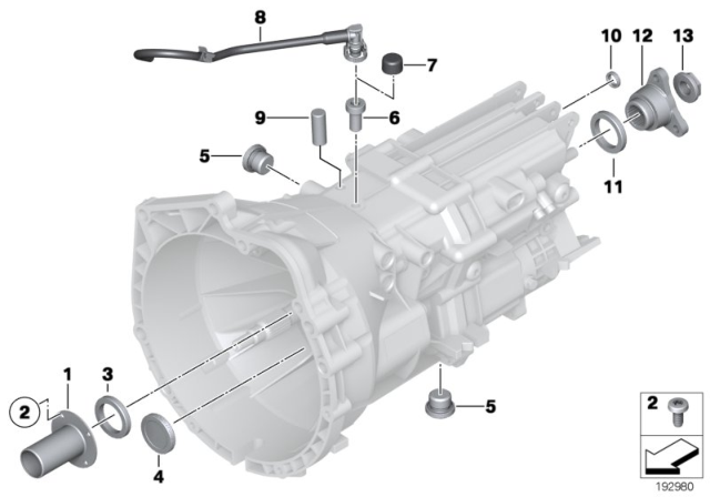 2016 BMW 328i Seals / Mounting Parts (GS6-17BG/DG) Diagram