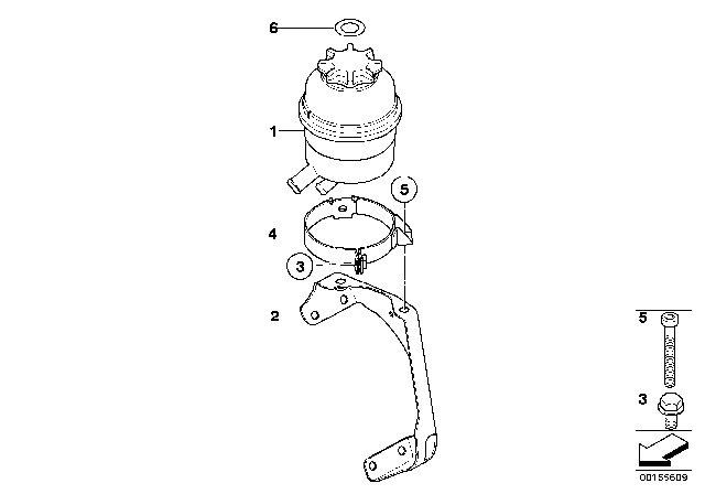 2007 BMW X3 Oil Carrier / Single Parts Diagram