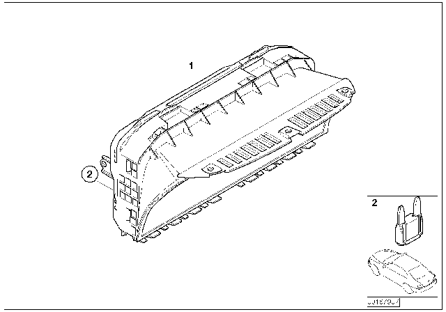 2008 BMW 750i Control Display Diagram