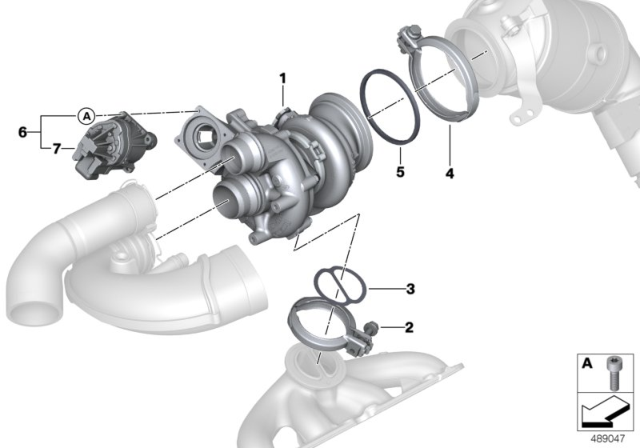 2020 BMW X5 Turbo Charger Diagram