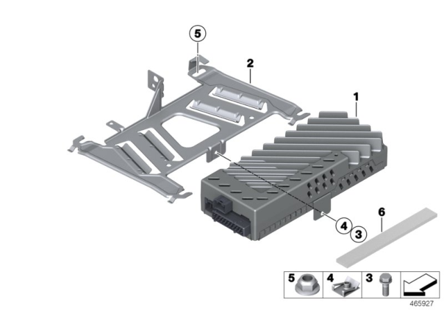 2019 BMW X1 Felt Diagram for 51481907004