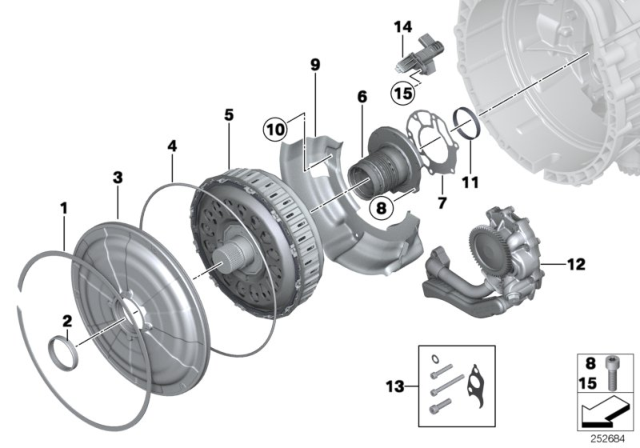 2010 BMW M3 Twin Clutch / Drive (GS7D36SG) Diagram