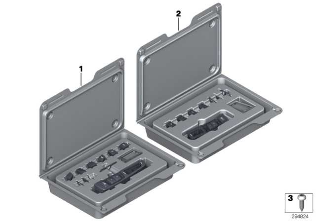 2019 BMW M6 Repair Kit, Operating Facility, Centre Console Diagram