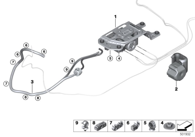 2020 BMW X7 SPACER, 3-PIECE Diagram for 37206884850