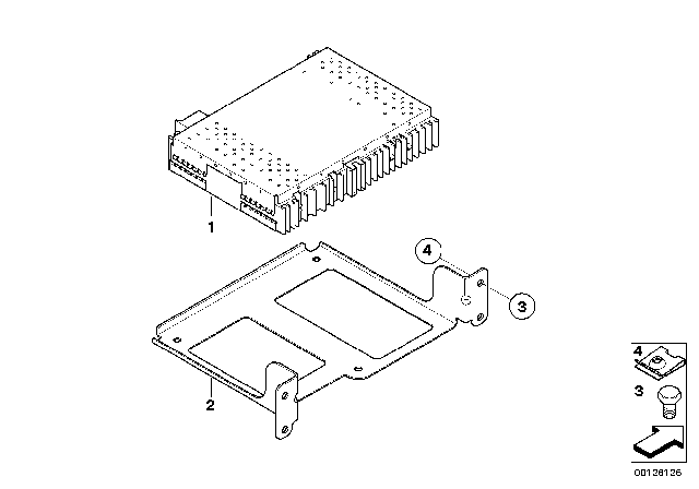 2009 BMW 650i Satellite radio Diagram