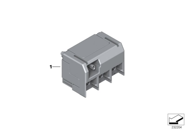 2014 BMW 650i Dividing Element Diagram