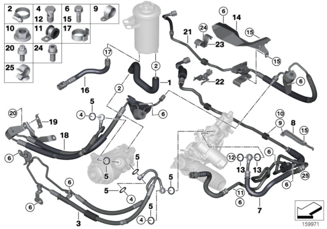 2008 BMW X5 Expansion Hose Diagram for 32416782290