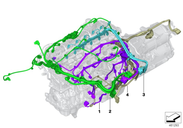 2020 BMW M340i Engine Wiring Harness Diagram 2