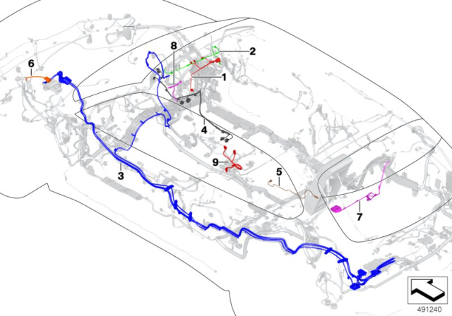 2015 BMW X5 Adapter Wiring Harnesses Diagram