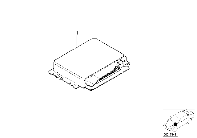 1997 BMW 318i Control Unit Egs, Programmed Diagram