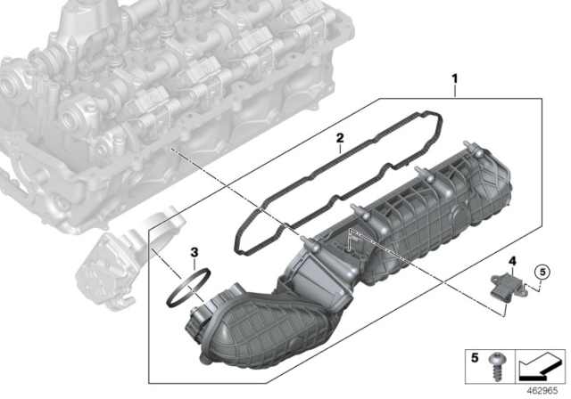 2020 BMW X5 Intake Manifold Diagram
