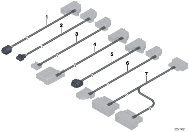 2016 BMW Z4 Repair Cable, Airbag Diagram