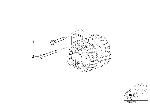 2000 BMW Z3 M Alternator Mounting Diagram