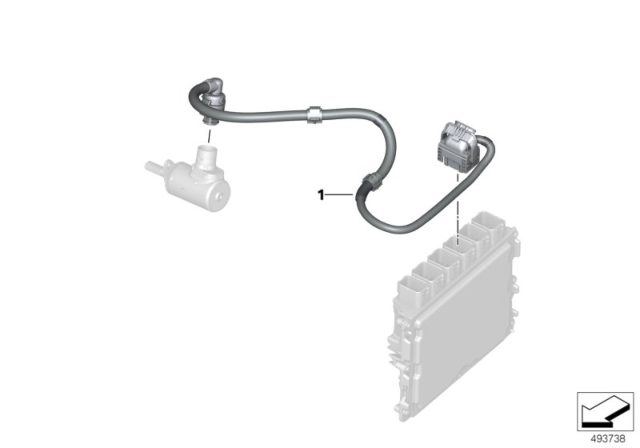 2019 BMW 330i Wiring Harness,Engine,Valvetr.Servomotor Diagram