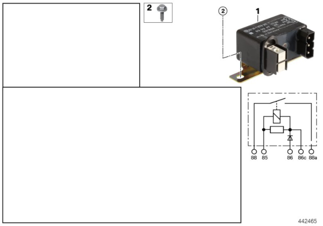 1995 BMW 318is Relay Battery Disconnection Diagram 2