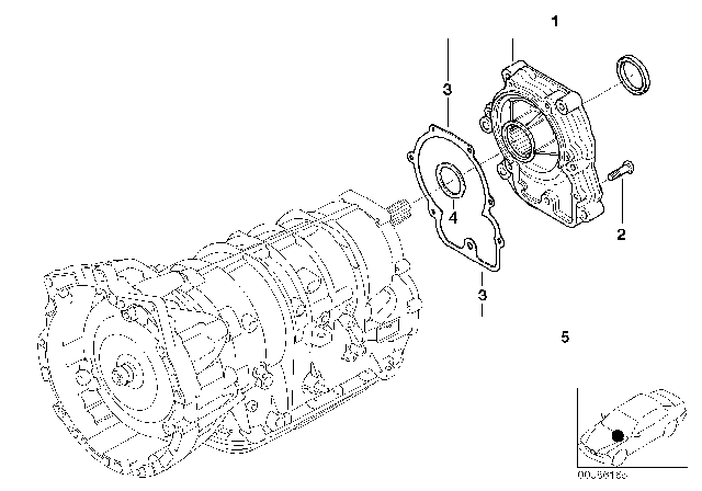 2003 BMW 325xi Output (A5S360R/390R) Diagram