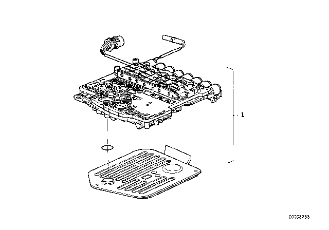 1995 BMW 540i Rp Switching Device Diagram for 24341422136