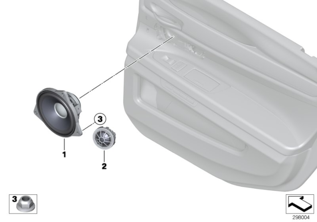 2016 BMW 550i High End Sound System Diagram 2