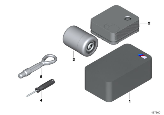 2019 BMW M5 Tyre Sealer Diagram for 71106880720