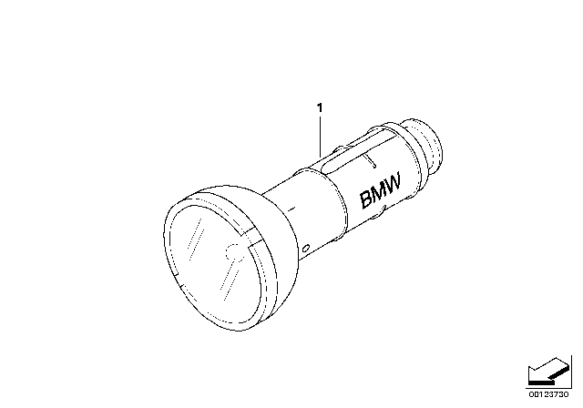 1991 BMW 735i Various Lamps Diagram 2